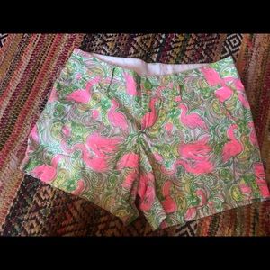 Cute Lilly Pulitzer flamingo shorts